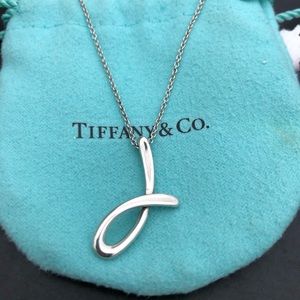 Offers please! Tiffany & Co. “J” Pendant Necklace